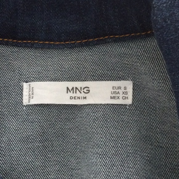 Mango sleeveless denim dress. NWOT - Picture 2 of 4